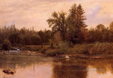  Bierstadt Lienzo - Paisaje Nueva Hampshire Albert Bierstadt